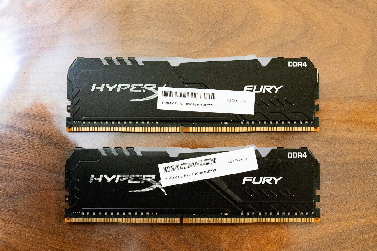 Kingston DDR4-3200 メモリ8G×2枚