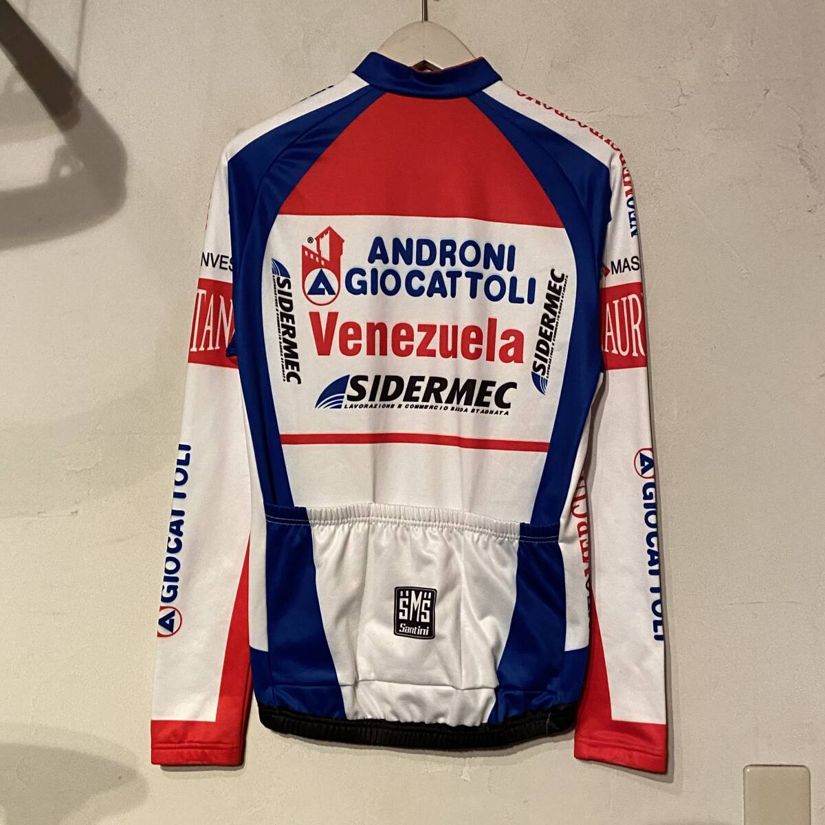 Androni Giocattoli Jersey by Santini サンティーニ サイクリング ジャージ 長袖 Sサイズ レア 自転車 ウェアの画像2