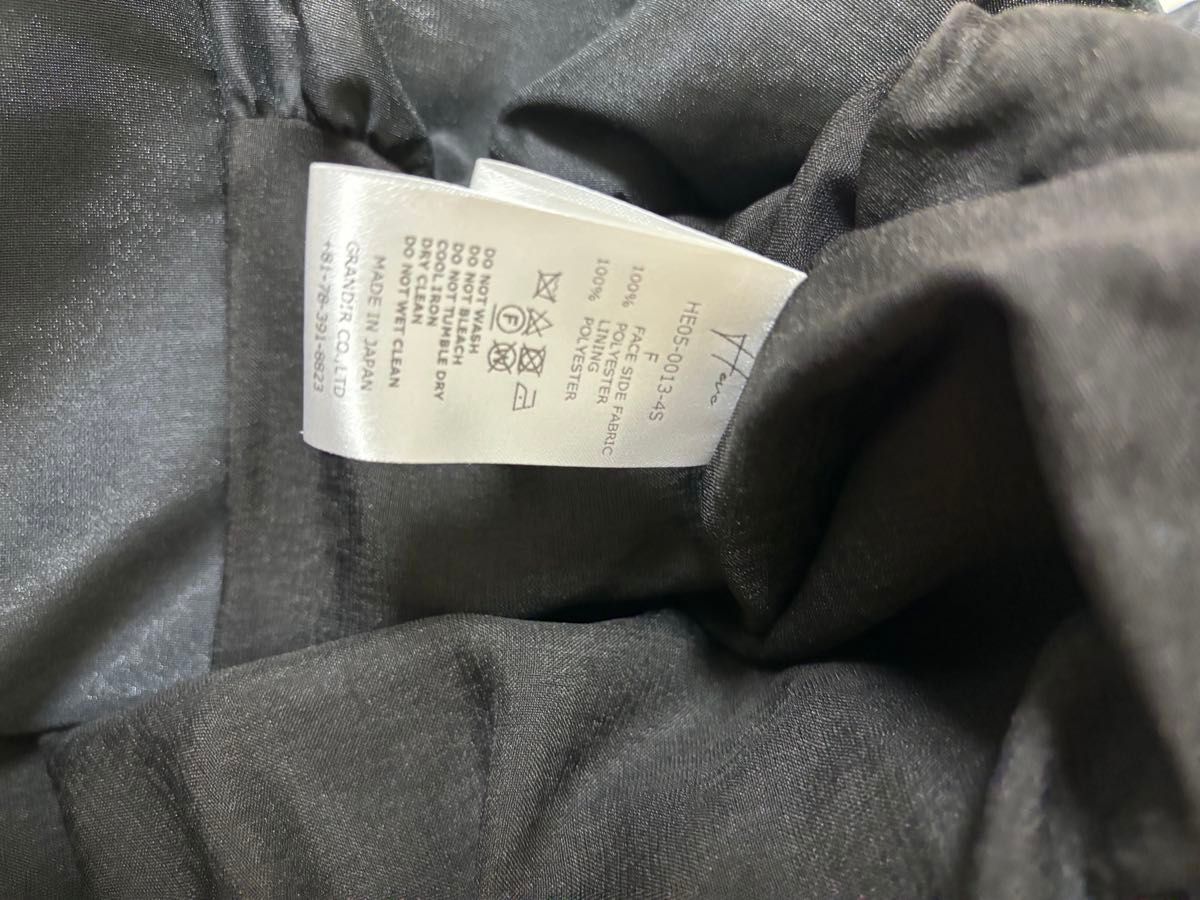 新品 ヘイブ heve シアークラウドブルゾン ブラック 黒 半袖 新品 ヘイブ heve シアークラウドブルゾン ブラック 黒 半袖