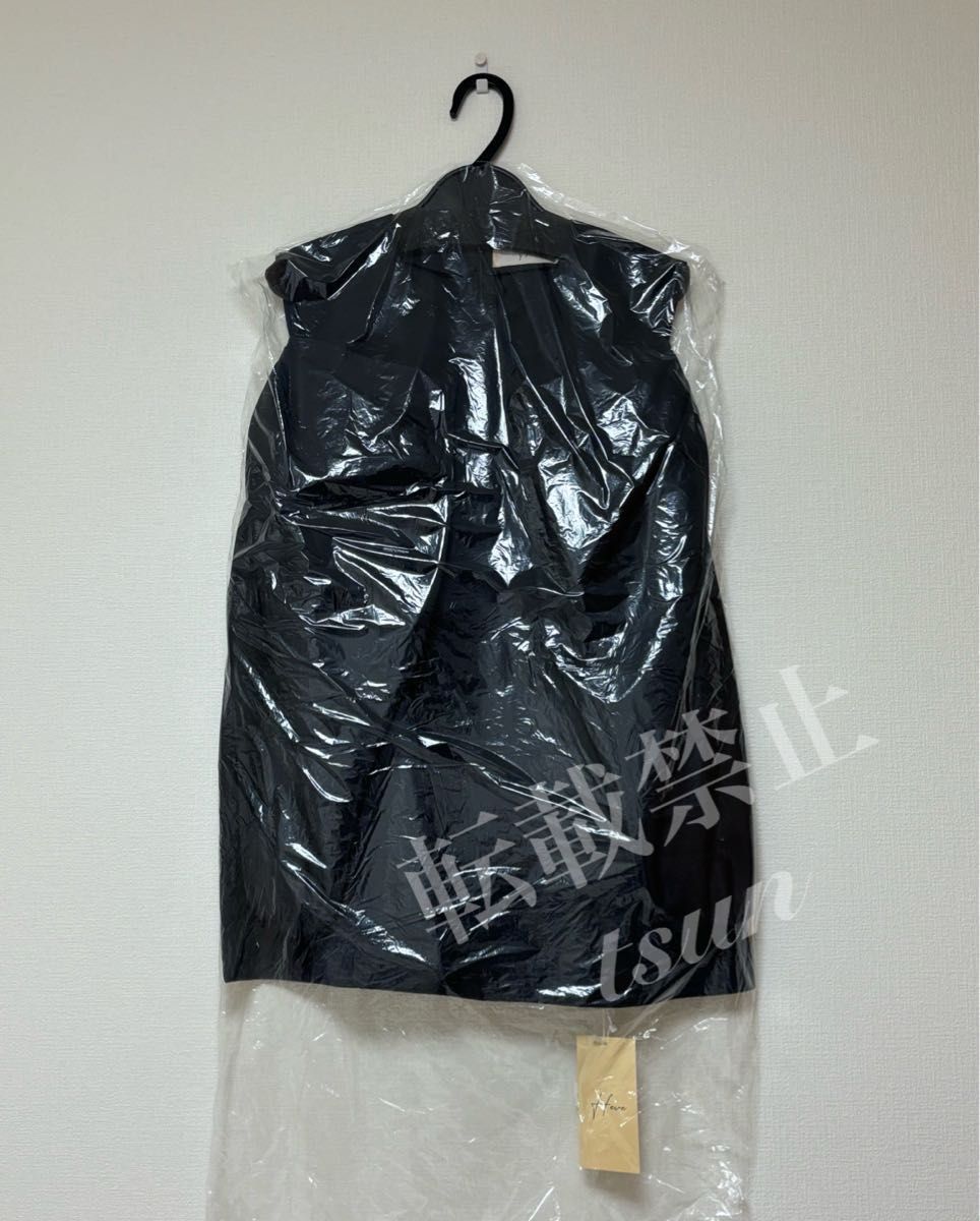 heve カットオフショルダーブラウス ネイビー トップス 半袖 heve カットオフショルダーブラウス ネイビー トップス 半袖
