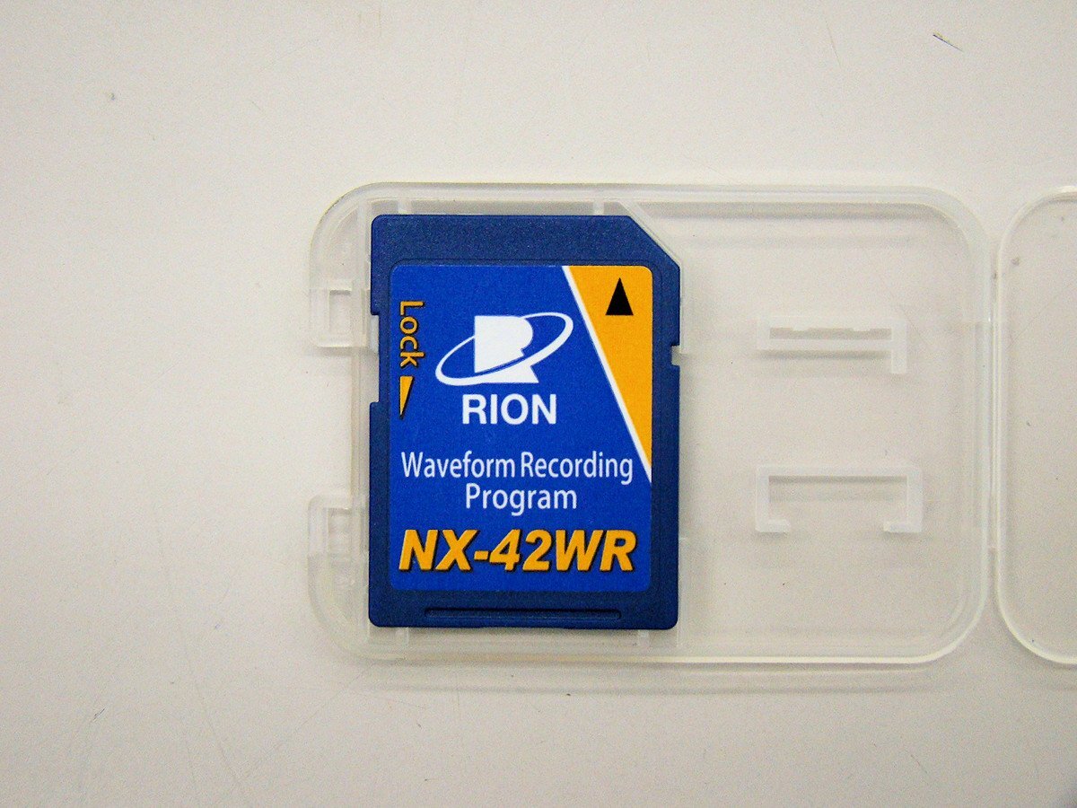 RION リオン NX42WR NX-42WR 波形収録プログラム NL42EX/52EX用 Waveform Recording Program 中古_画像1