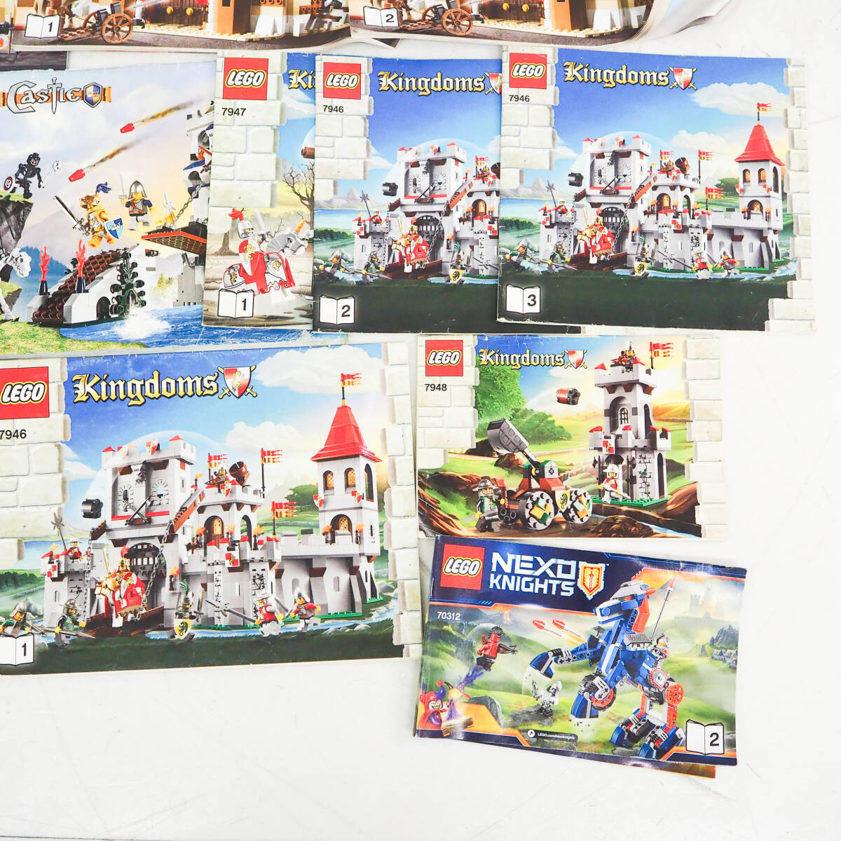 【ジャンク】LEGO レゴ 説明書 セット パイレーツオブカリビアン スターウォーズ Kingdoms Castle 6277 7946 7947 7079 オールド K5402_画像7
