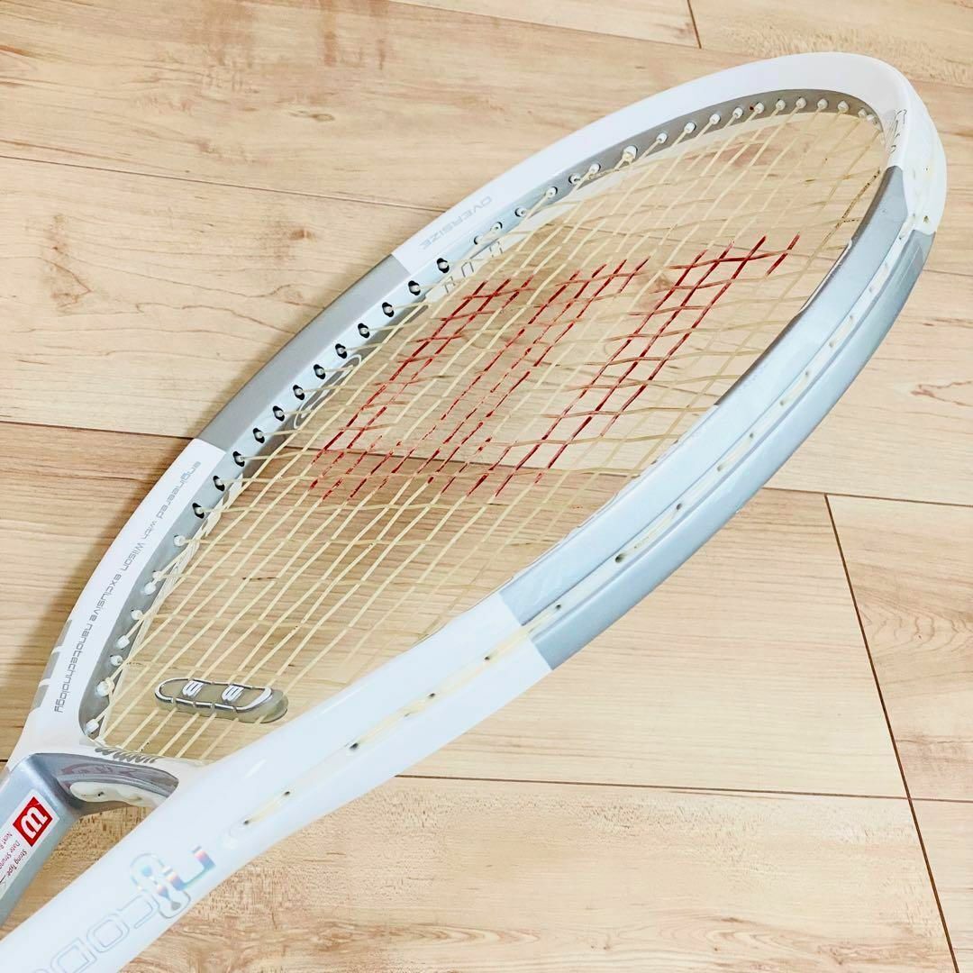 ★激レア良品★ウィルソン 硬式テニスラケット nCODE n1 軽量 デカラケ_画像4