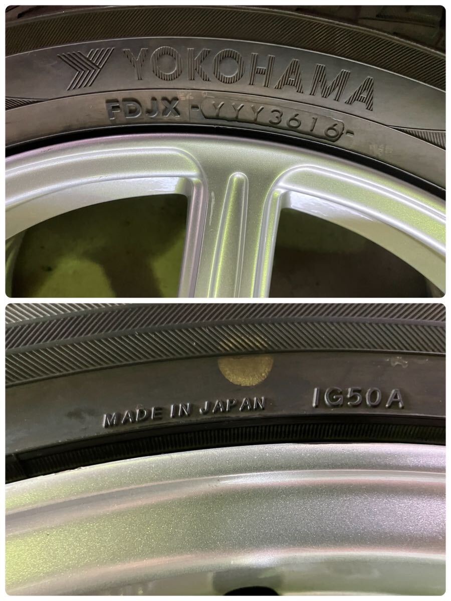 ９分山バリ溝245/40R18Y.H.アイスガードIG50 PCD114.3 5H 7.5J +42 ランエボ STI WRX レクサスGS SC RX8 アリスト ソアラ235/45R18の代用に_画像10