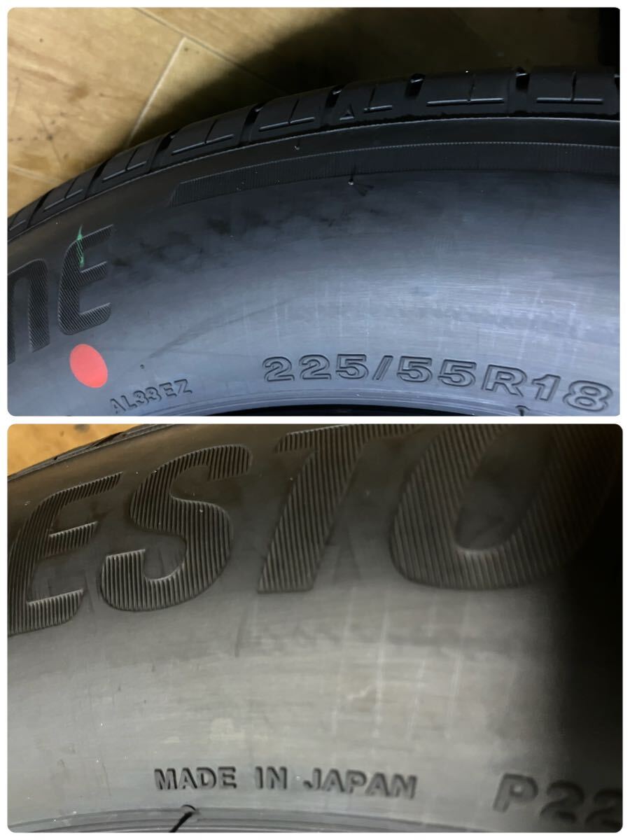 岐阜〜ZR-V新車外し225/55R18 4本2023年製造BS ALENZA H/L33 ENLITEN E52エルグラ クロストレックXV T32 Xトレイル D5 エクリプスX手渡し可_画像10