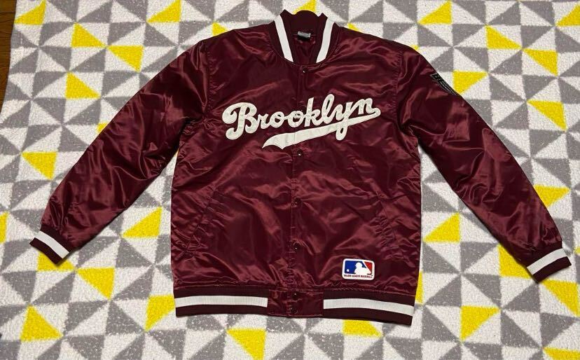 majestic スタジャンBrooklyn Dodgers サイズXL 美品 マジェスティック ブルックリン ドジャース_画像6