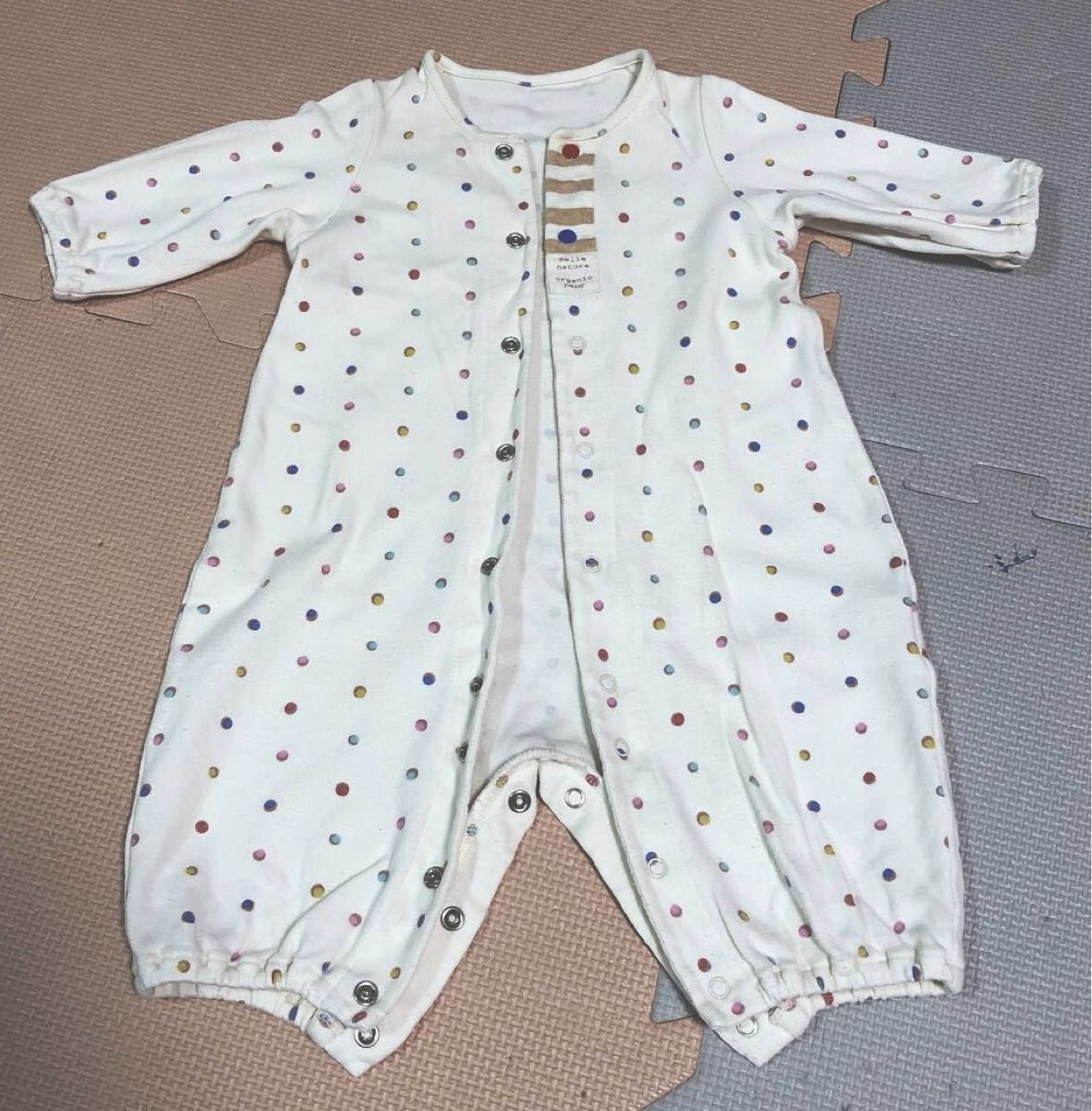 赤ちゃんの城　ベビー服　カバーオール ロンパース 長袖