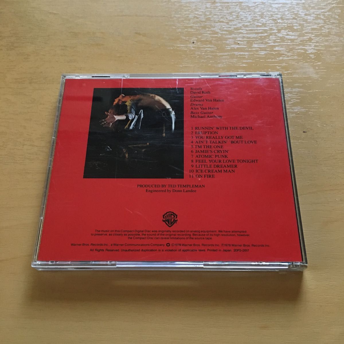 炎の導火線　ヴァンヘイレン　CD 輸入盤