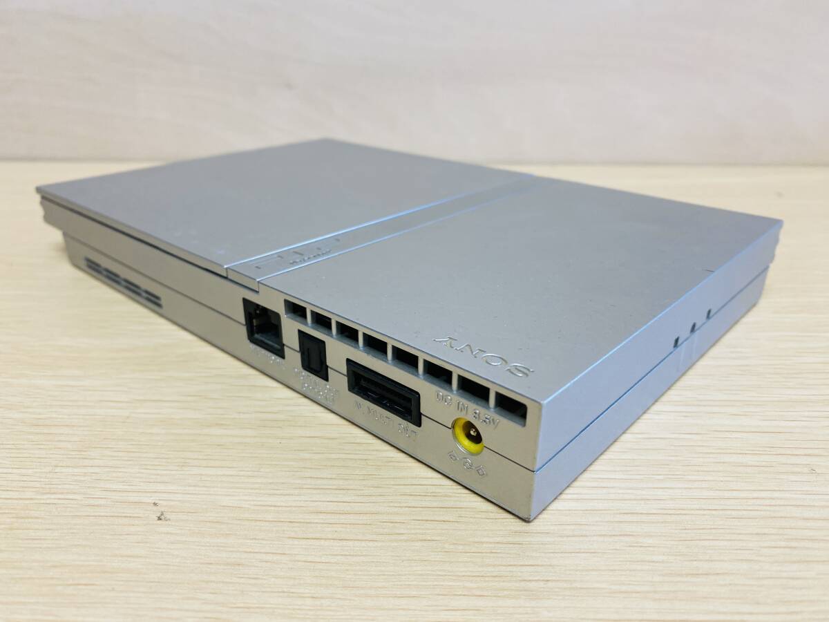 【動作未確認】SONY Play Station ２ PS2 薄型 本体 SCPH-77000　シルバー_画像4