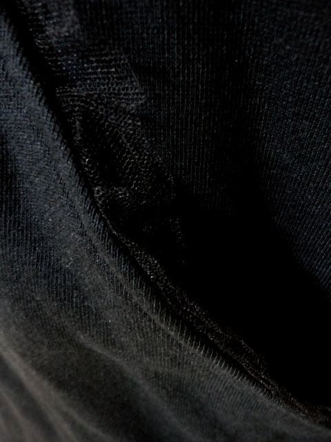 PUCHpf sweatshirt ground dot polka dot pattern chu-ru attaching kashu cool manner tops black 