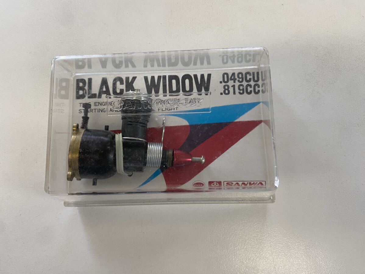 SANWA COX BLACK WIDOW .049CU/.819CC エンジンの画像1