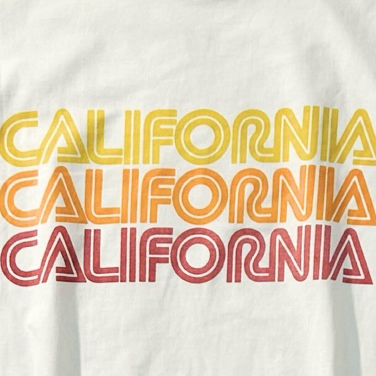 【REMI RELIEF】Safari掲載モデル◎!!レミレリーフSP加工CALIFORNIA T-SHIRT 3段染込みカリフォルニアロゴ クルーネックTシャツ 日本製の画像5