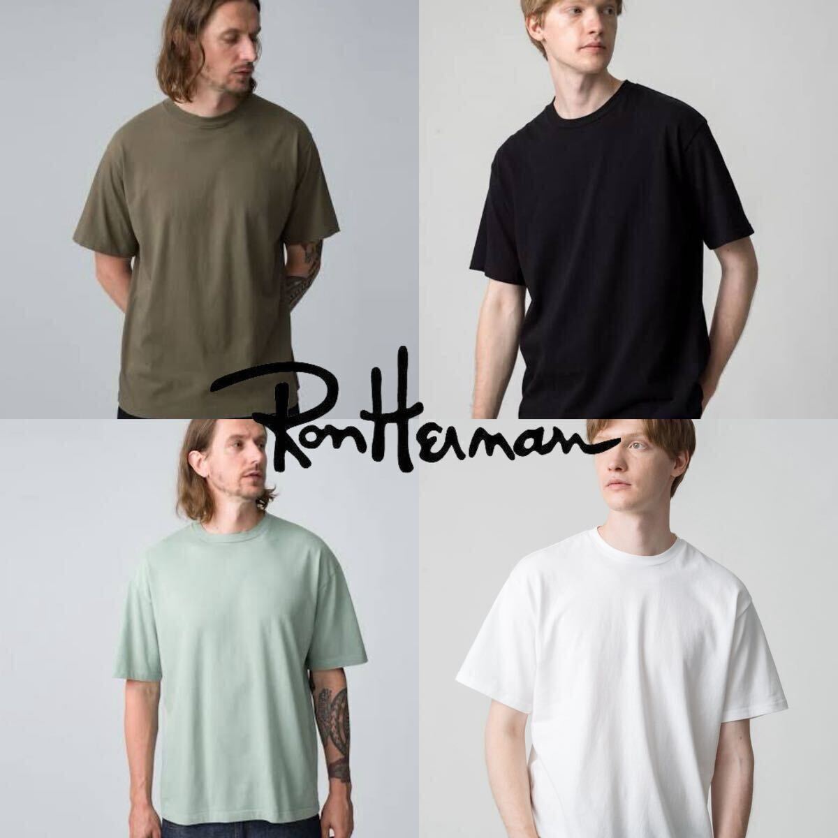 【Ron Herman】デイリーの着回しに◎!!RHC ロンハーマン Wide Basic Crew Tee ワイドフィット 半袖Tシャツ カットソー 半袖シャツ 日本製_画像9