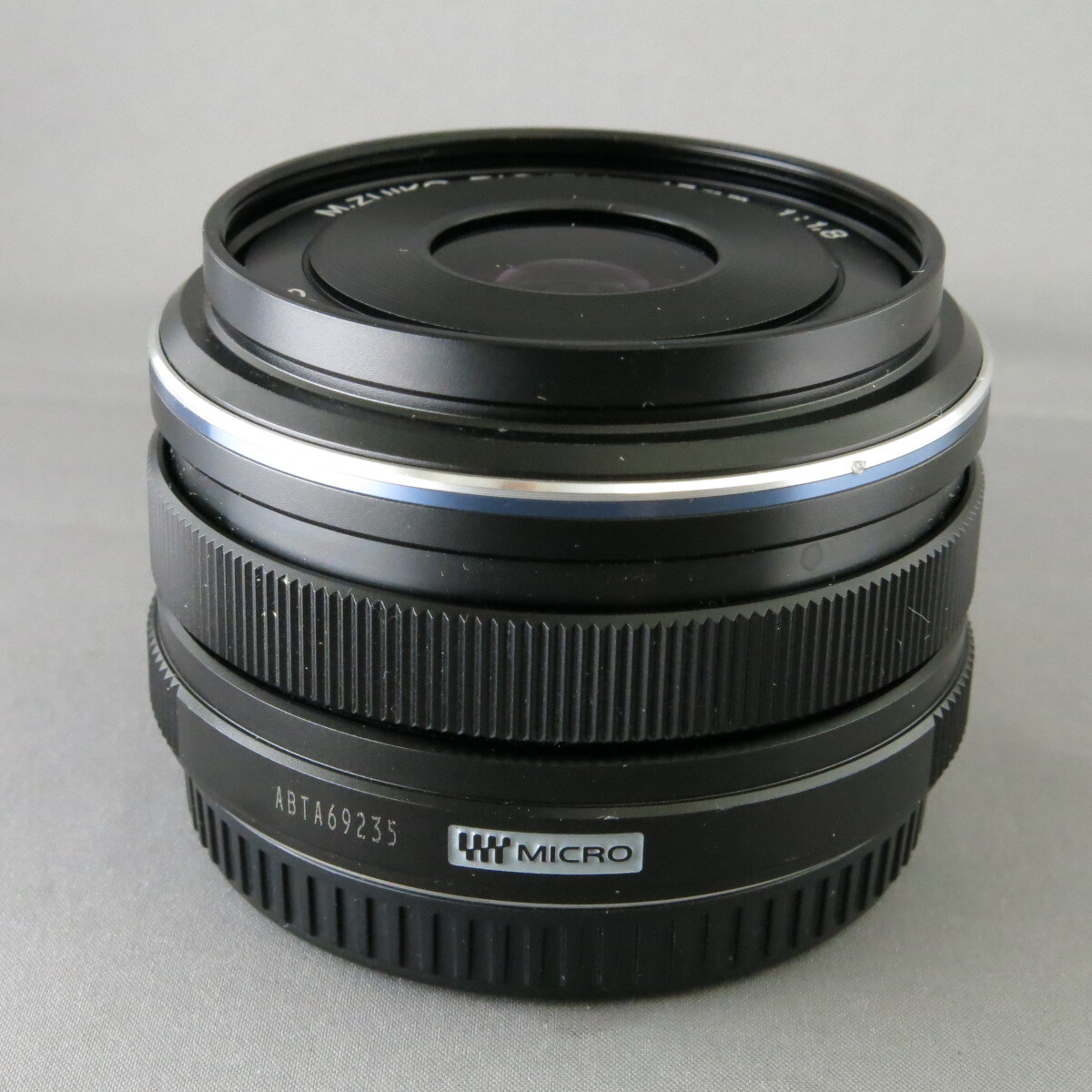 【美品】OLYMPUSオリンパス　M.ZUIKO DIGITAL17mmF1.8ブラック　マイクロフォーサーズ用★NO.8238_画像4