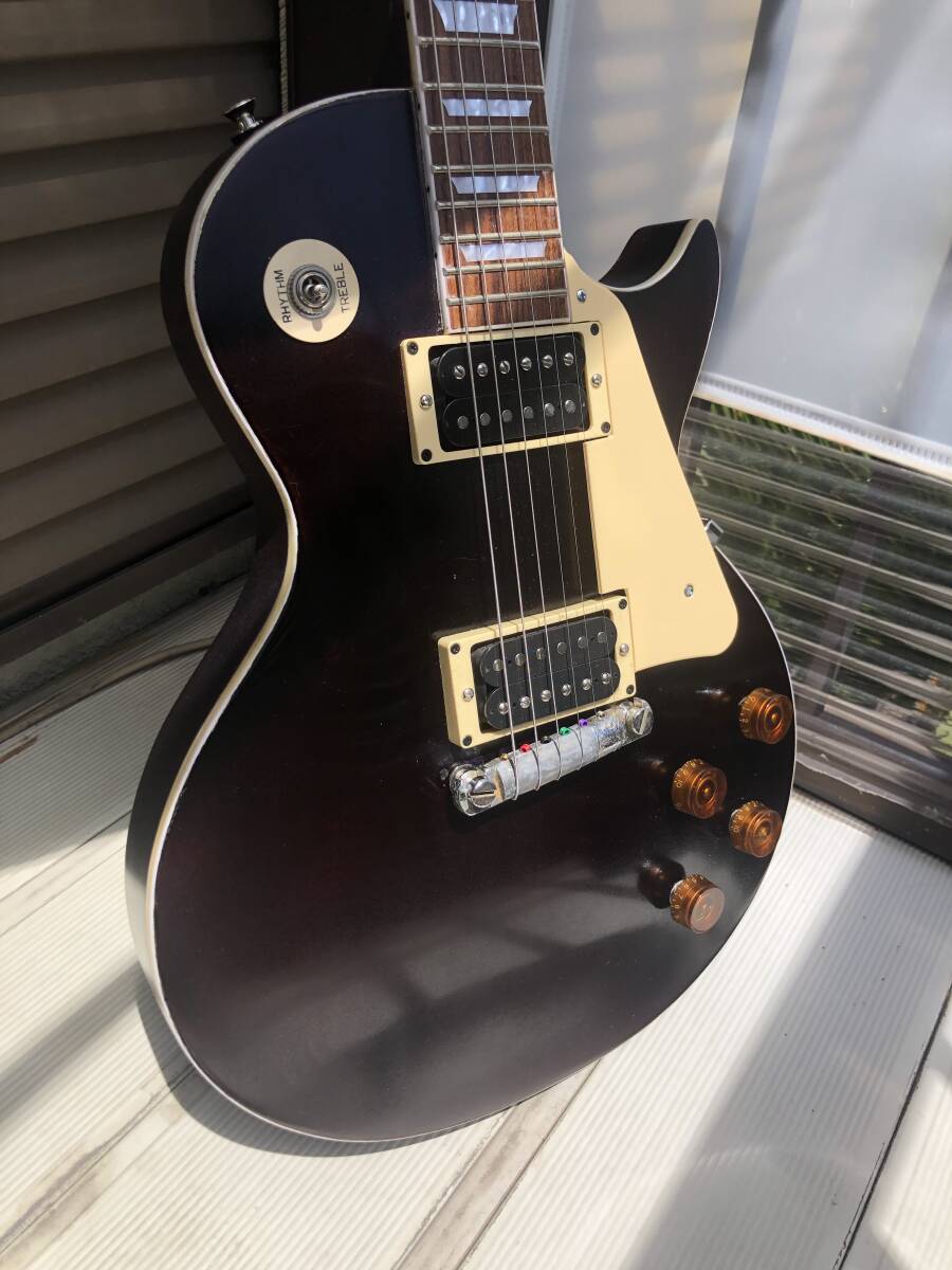 JEFF BECK les Paul レプリカ　エレキギター　オックスブラッド　ブランド不明_画像7