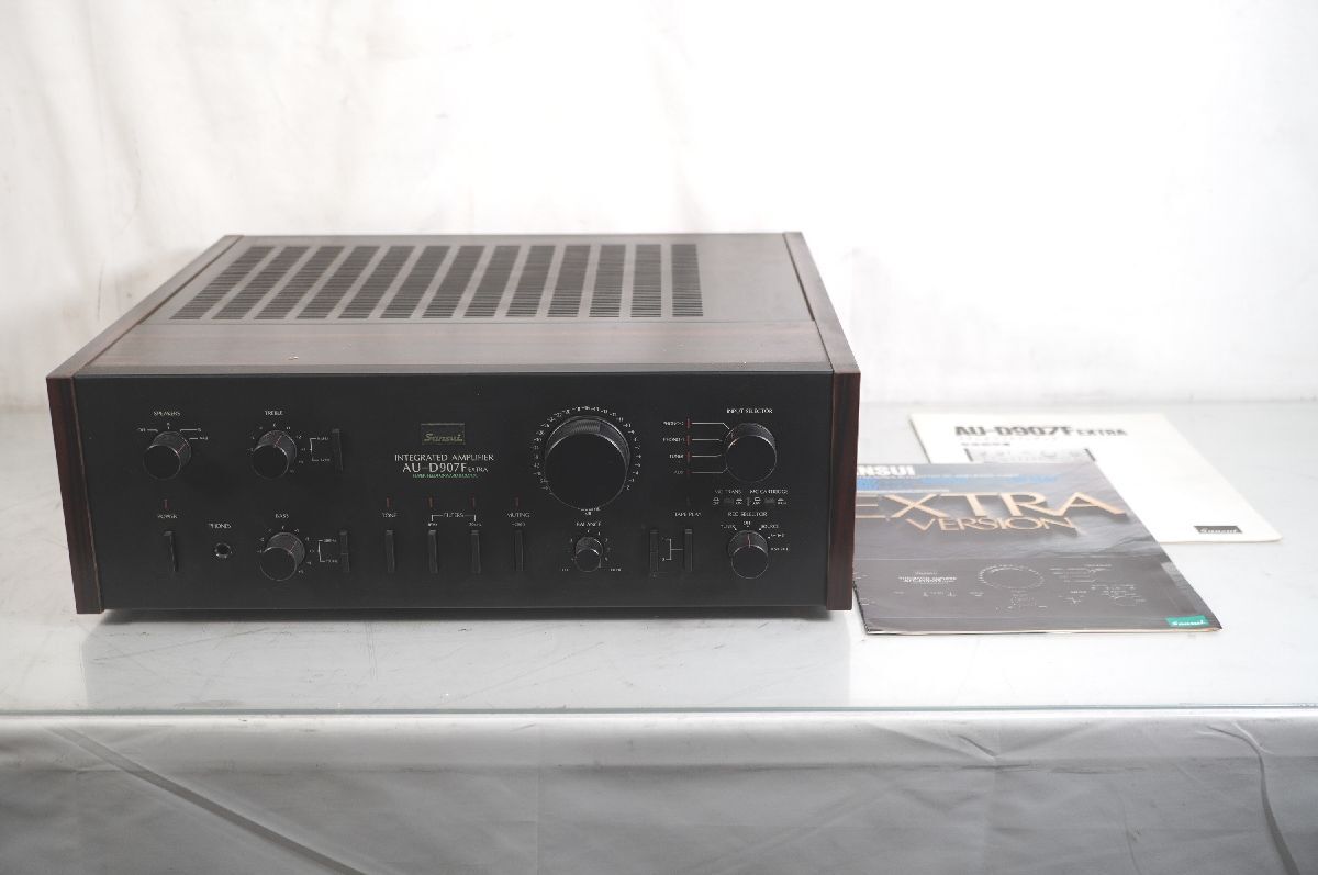 [4-86] Sansui 山水 サンスイ AU-D907F EXTRA プリメインアンプ サウンド オーディオ機器 音響機器の画像1