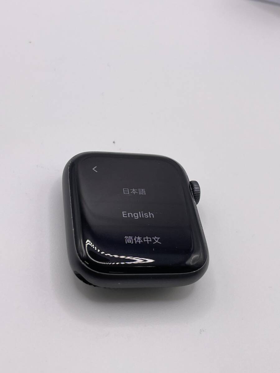 (KT020398)[. speed shipping * Saturday and Sunday shipping possible ]Apple Watch SE 44m aluminum GPS model MYDT2J/A A2352 black 1 jpy start 