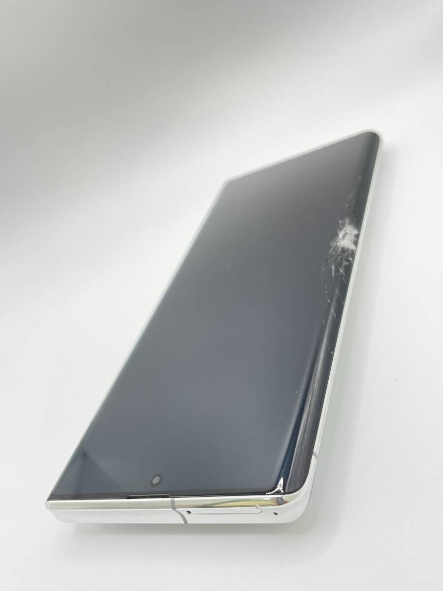 H-1136【爆速発送・土日発送可】AQUOS R6 A101SH 利用制限 ◯ 128GB ホワイト アンドロイド 1円スタート SHARP【キャリア・SoftBank】_画像3