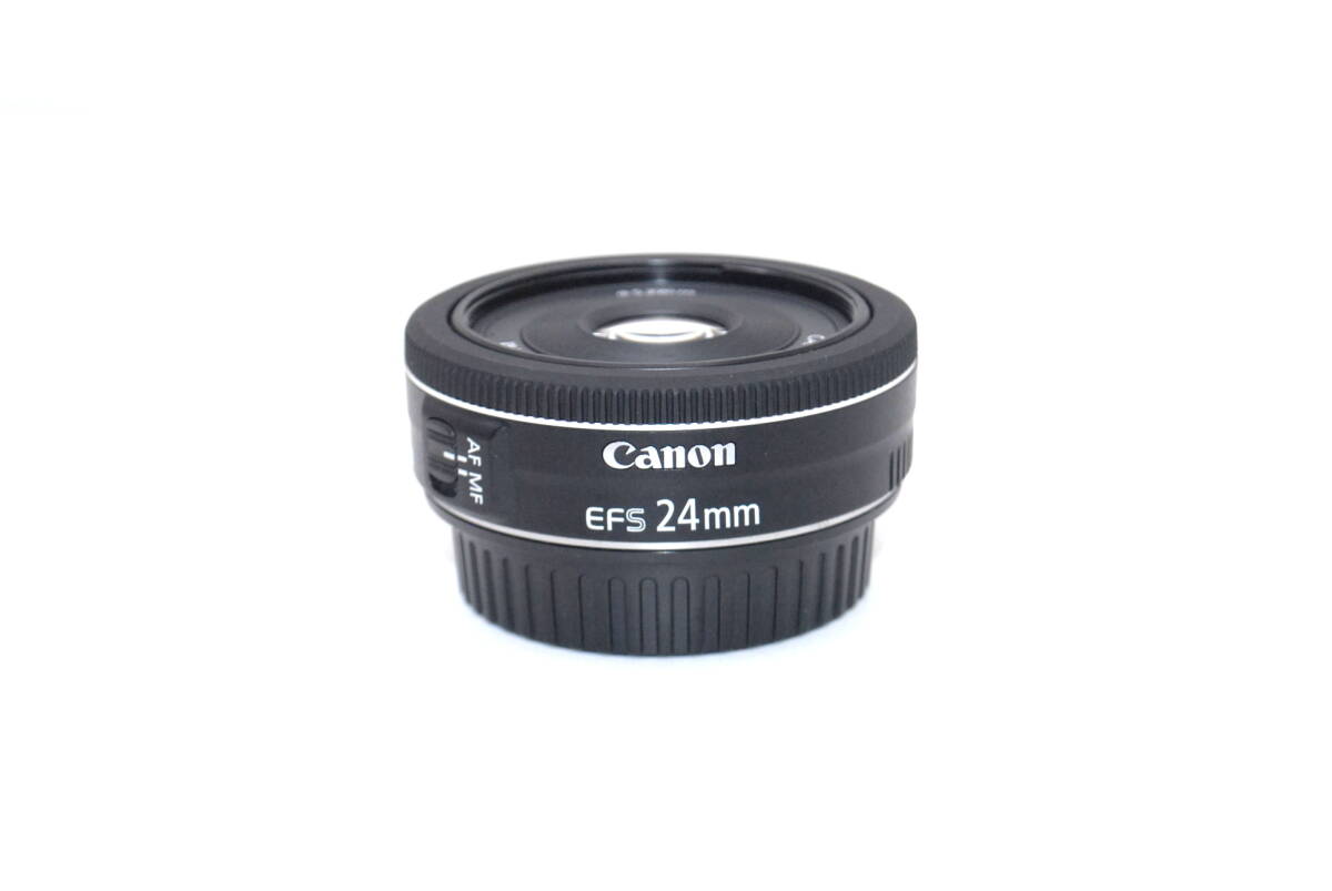 ★元箱付き★超人気のパンケーキレンズ♪【新品級】Canon キヤノン EF-S 24mm F2.8 STM★安心保証★24094B_画像6