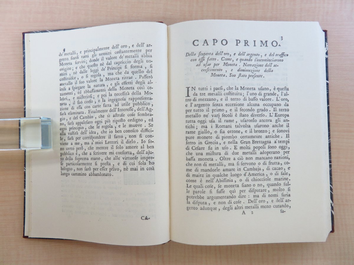 Ferdinando Galiani『Della moneta』（全2冊揃）限定1000部 ガリアーニ『貨幣論』1750年版のファクシミリ復刻版 18世紀イタリア経済学者_画像5