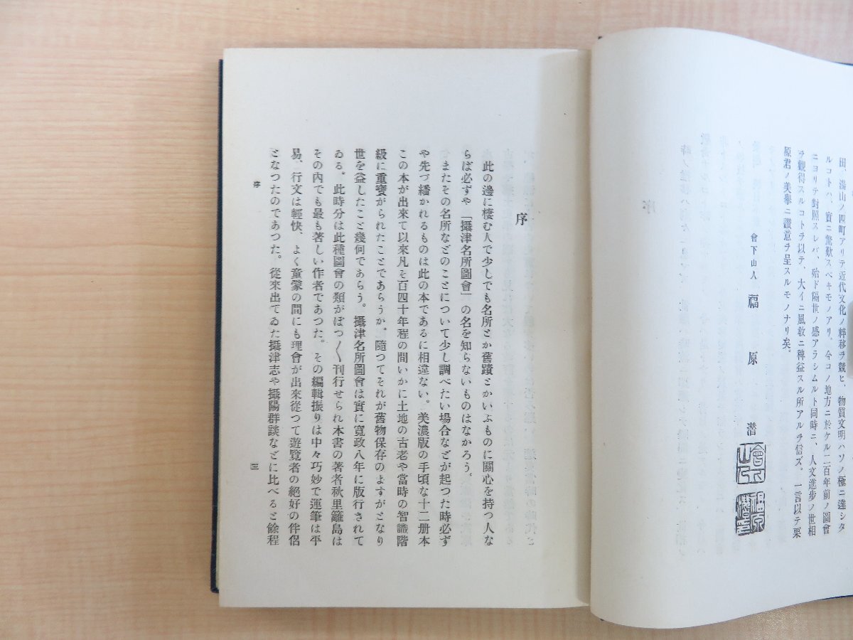 新しい季節 長谷川伸旧蔵書 武庫・莵原・八部 平野拓介編『摂津名所図会 和書