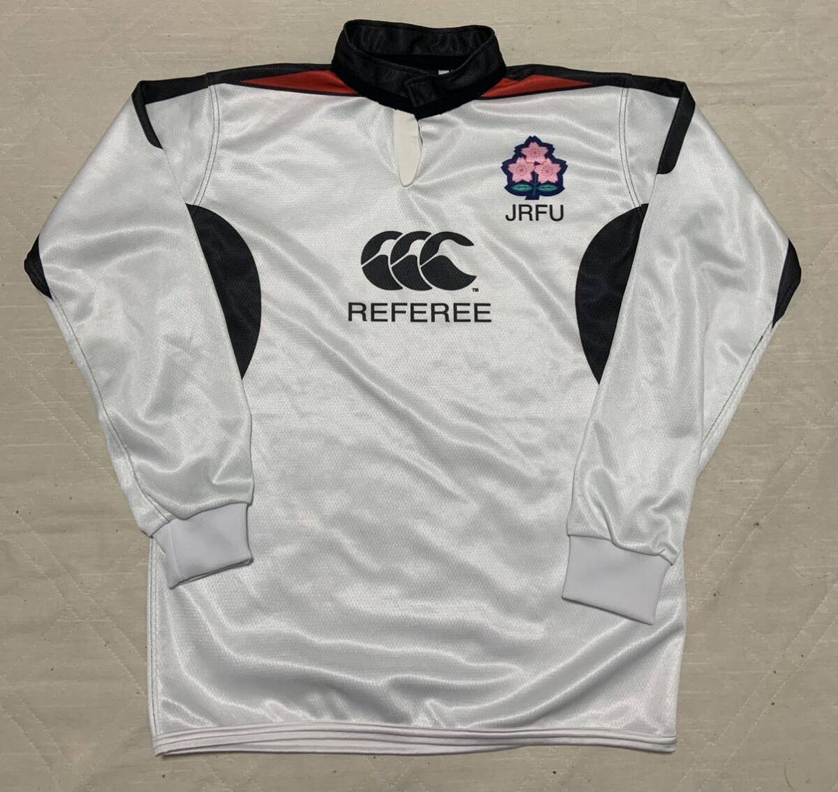 カンタベリー Canterbury 日本代表 日本ラグビー協会 JRFU レフリー ジャージ  usedの画像1