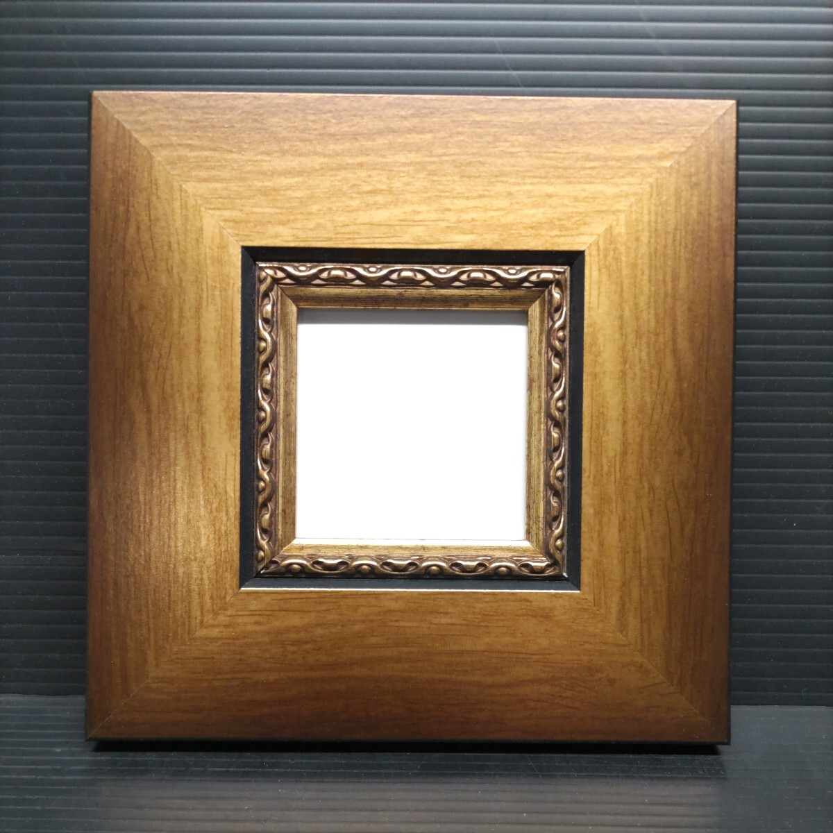  рама квадратный 8 см MDF производства Gold поверхность золотой акварельная живопись *te солнечный .. искусство рама 