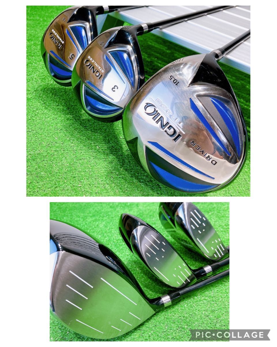 初心者様向け メンズ ゴルフセット IGNIO イグニオ FLEX R TI 初心者様向け メンズ ゴルフセット IGNIO イグニオ FLEX R TI