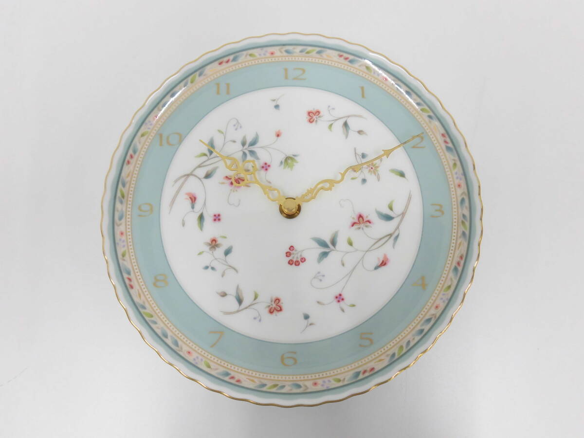 再出品 時計祭 ブランド祭 Noritake ノリタケ 壁掛け時計 皿時計 時計 HANA SARASA 花更紗 花柄 インテリア_時計祭、開催中です！