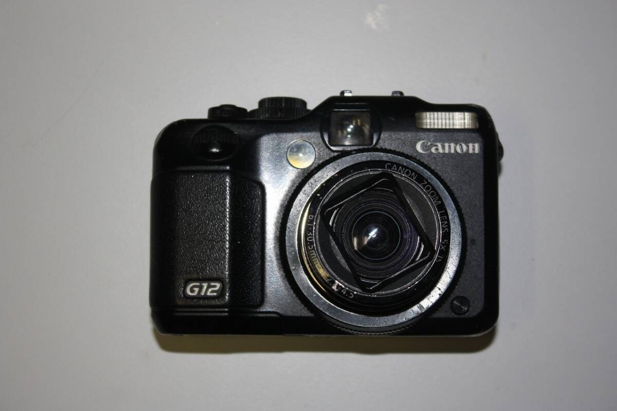 Canon キャノン PowerShot G12 パワーショット コンパクトデジタルカメラ ジャンク品_画像3