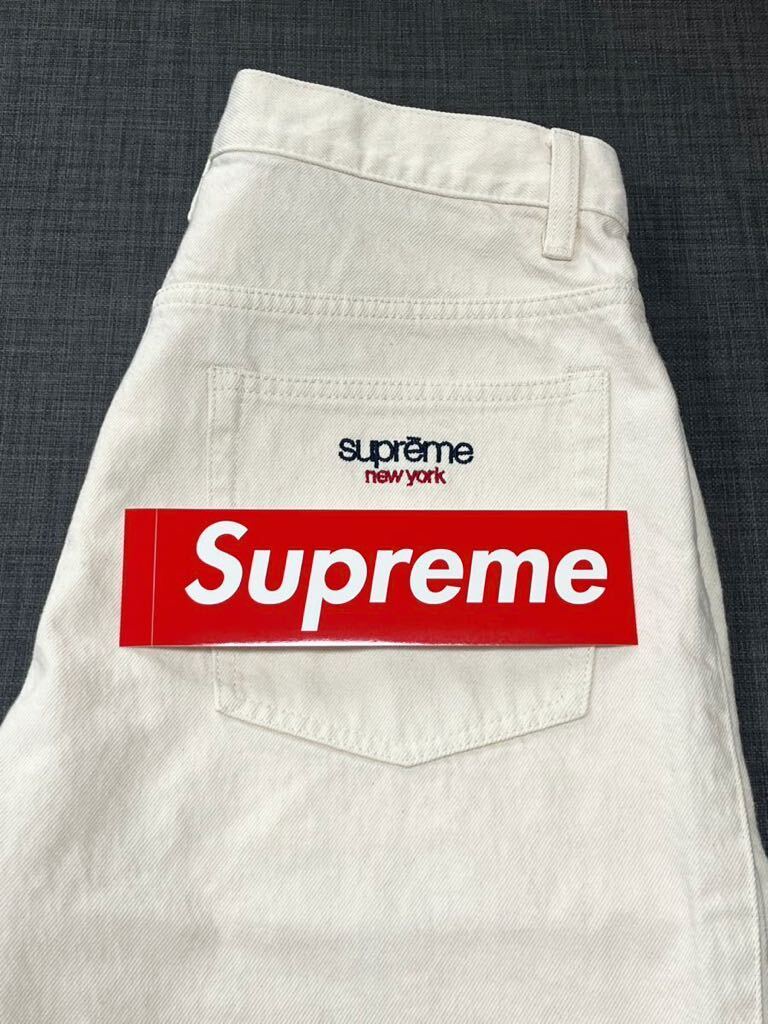 送料無料 36 白 Supreme Baggy Denim Short Natural White 24SS 送料無料 36 白 Supreme Baggy Denim Short Natural White 24SS