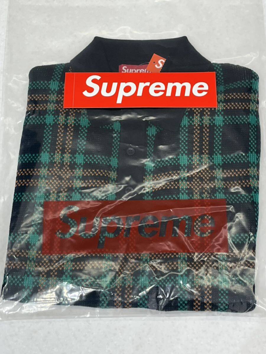 送料無料 S 黒 Supreme Plaid Knit S/S Polo Black 24SS 送料無料 S 黒 Supreme Plaid Knit S/S Polo Black 24SS