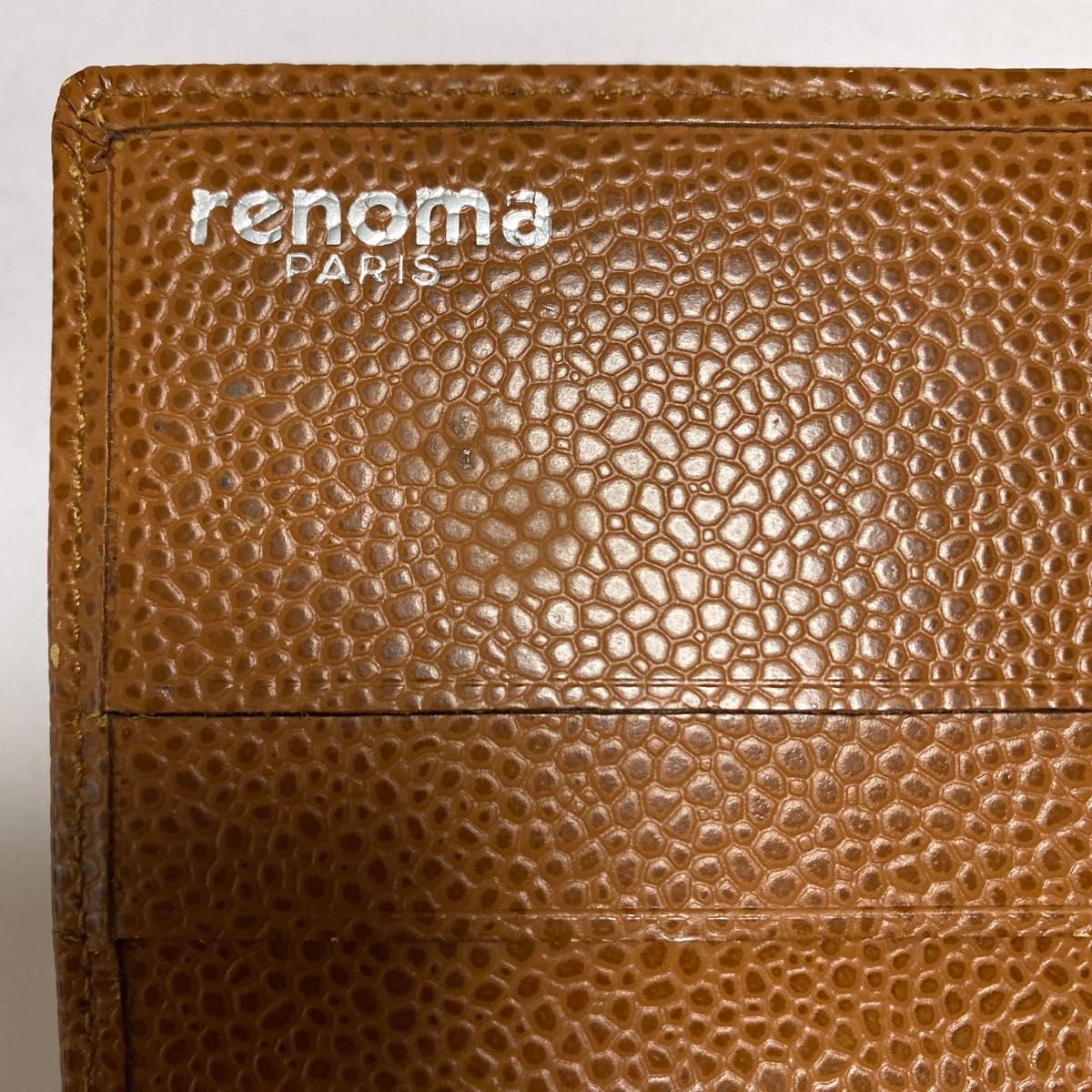 renoma 長財布 2つ折り財布 キャメルブラウン系 レザー レノマ