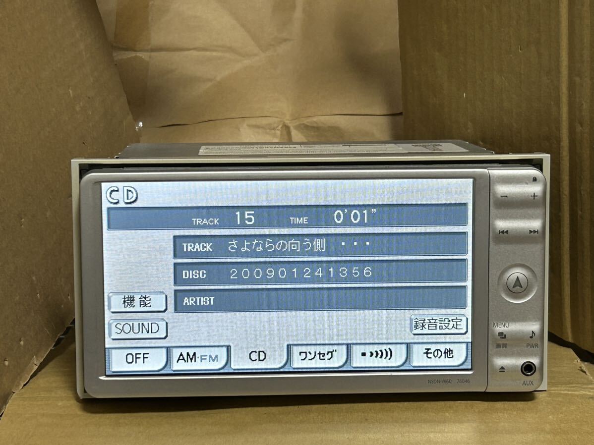 トヨタ純正 SDナビ NSDN-W60 DVD再生 ワンセグ Bluetooth ハンズ トヨタ純正 SDナビ NSDN-W60 DVD再生 ワンセグ Bluetooth ハンズ