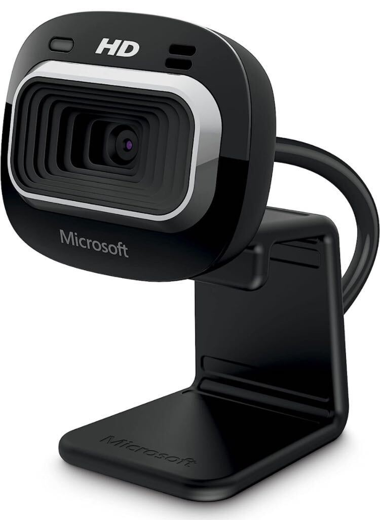 マイクロソフト LifeCam HD-3000 T3H-00019 /webカメラ HD 720p 内蔵マイク web会議 USB-A 有線タイプ Windows 10/8.1/8/7対応(ブラック)