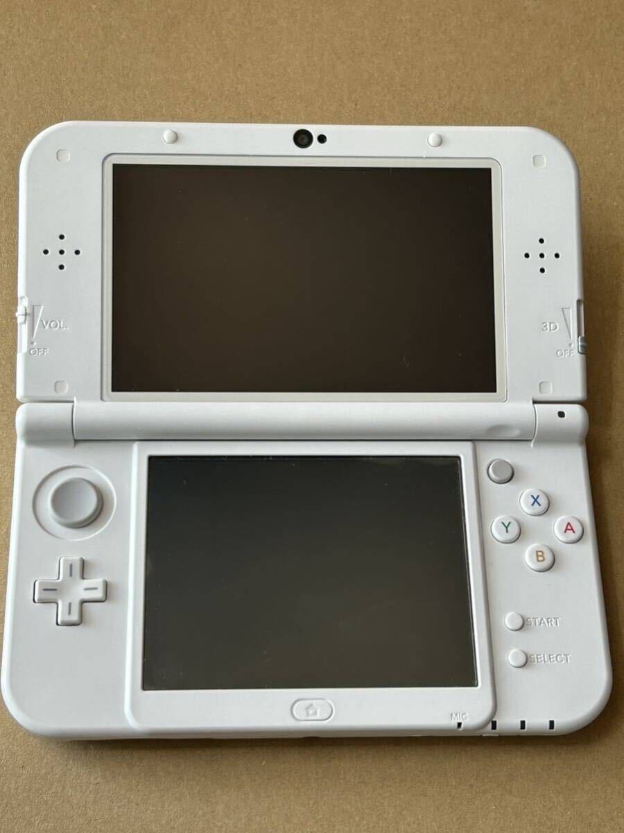 New Nintendo 3DS LL body pearl white ( ultimate beautiful goods ) download soft great number 