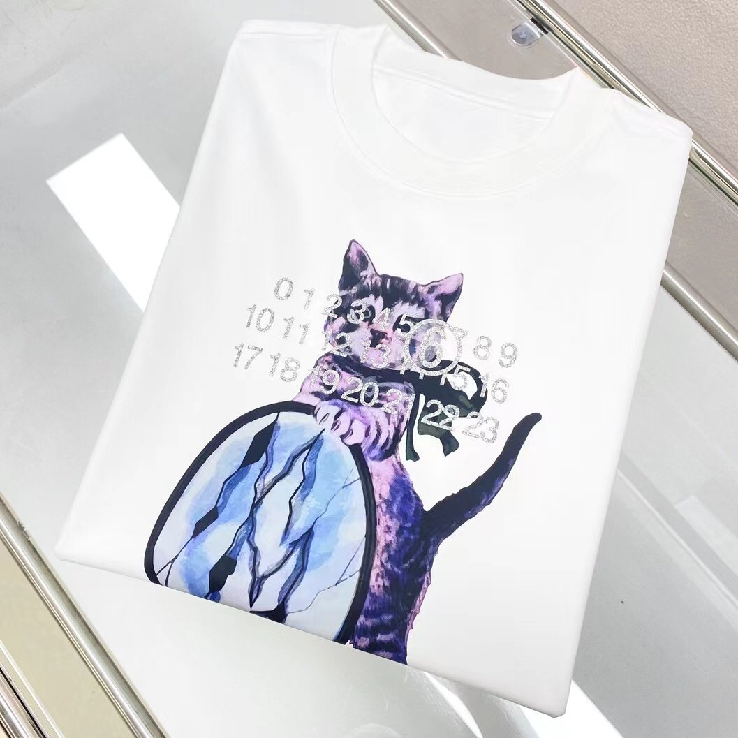 Maison Margiela メゾン マルジェラ トップス Tシャツ キュート メンズ レディース カジュアル ホワイトＬ_画像3