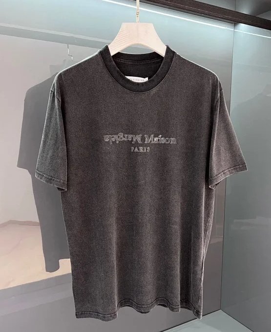 Maison Margiela メゾン マルジェラ トップス Tシャツ ロング メンズ レディース カジュアル グレー Ｌ_画像1