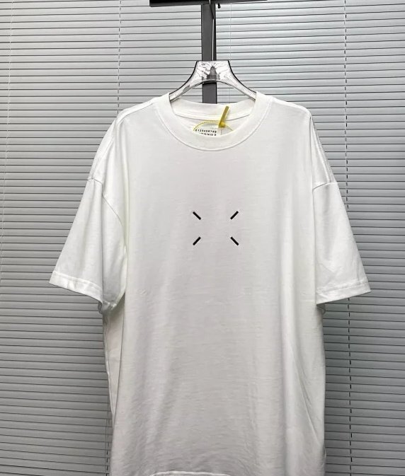 Maison Margiela メゾン マルジェラ トップス Tシャツ メンズ レディース シンプル 無地 ホワイト サイズ48_画像1