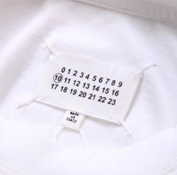 Maison Margiela メゾン マルジェラ トップス Tシャツ メンズ レディース シンプル ホワイト サイズ50_画像5