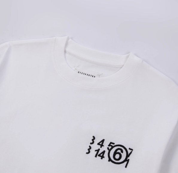 Maison Margiela メゾン マルジェラ トップス Tシャツ メンズ レディース サンマー カジュアル ホワイト サイズ48の画像6