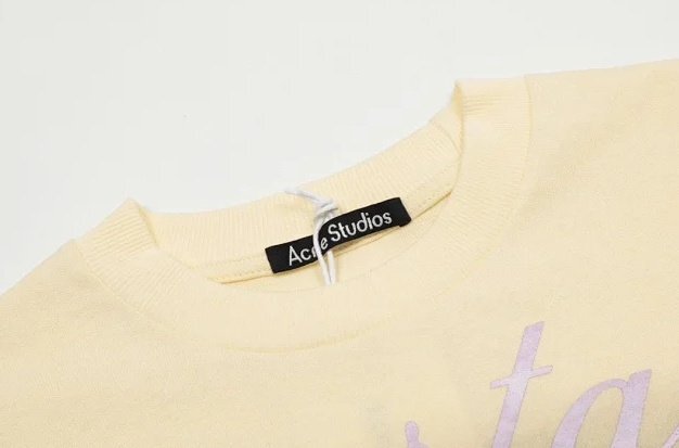 acne studios アクネストゥディオズ トップス Tシャツ 半袖 レディース メンズ ストリート ベージュ L_画像3