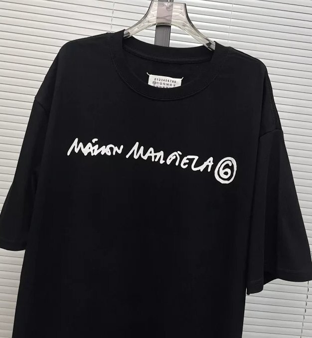 Maison Margiela メゾン マルジェラ トップス Tシャツ メンズ レディース シンプル ブラック L_画像1