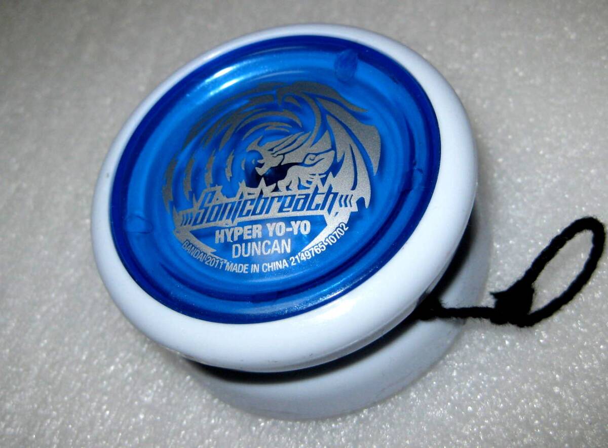 BANDAI Hyper Yo-Yo ハイパーヨーヨー DUNCAN ダンカン USED【Sonic breath ソニックブレス】_おもて