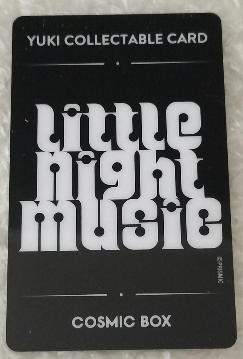 ◆YUKI◆ ファンクラブ会員限定LIVE「YUKI LIVE little night music」コレクタブルカード COLLECTABLE CARD_画像2