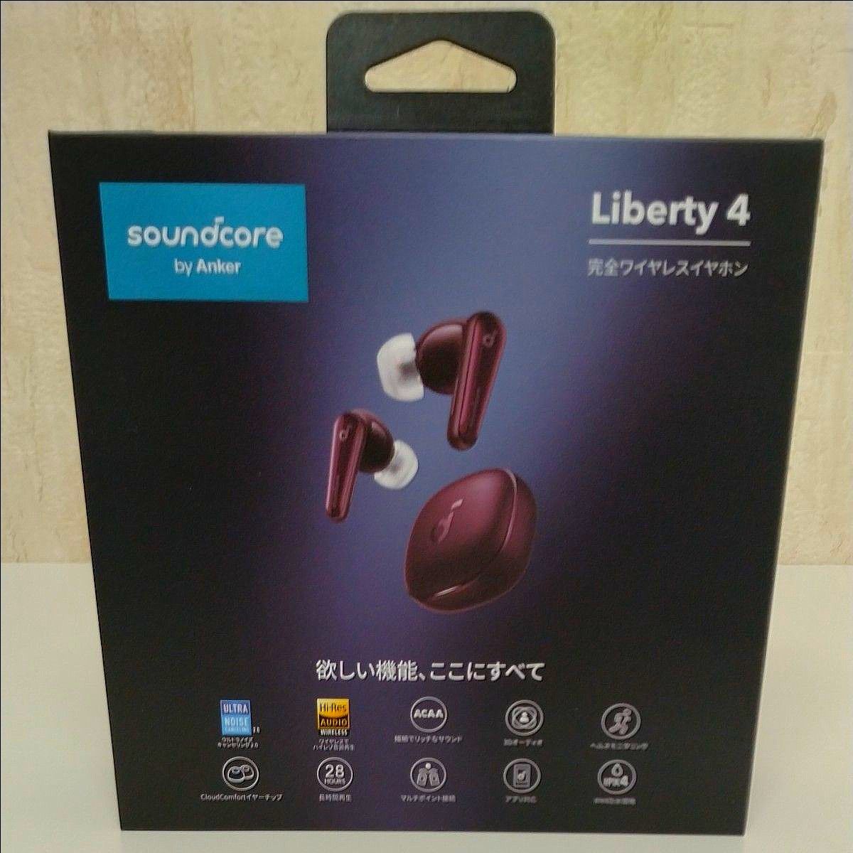 Soundcore ワイヤレスイヤホン Liberty4  A3953N81 Anker アンカー  Liberty 4