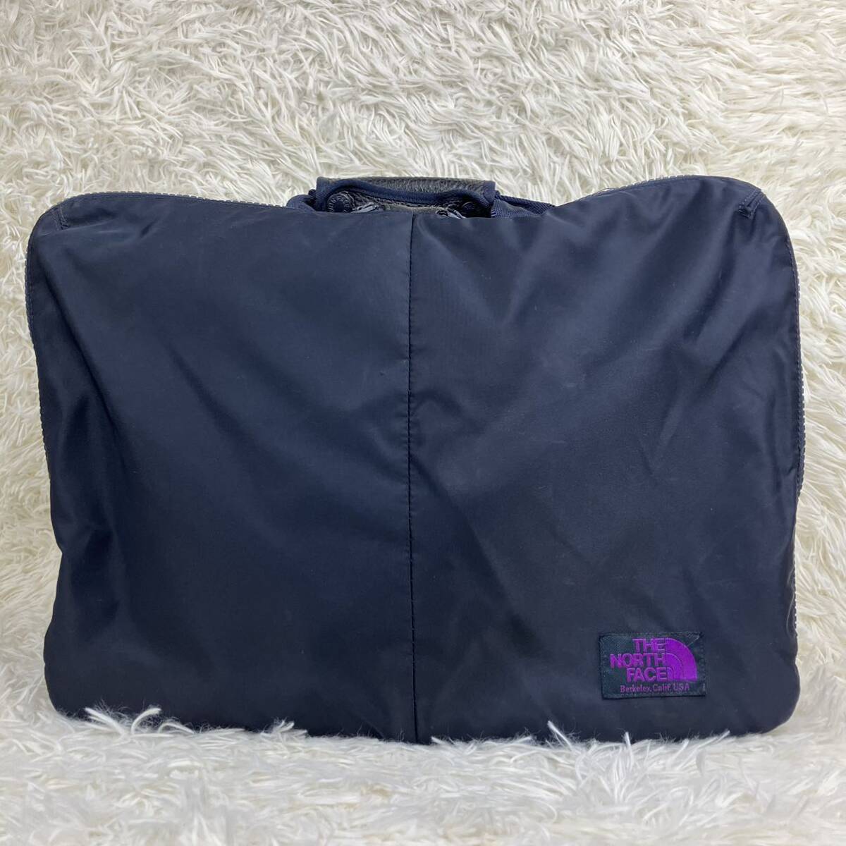 THE NORTH FACE PURPLE LABEL ザ ノースフェイス パープルレーベル 3way ブリーフケース リュックサック ショルダーバッグ ビジネス 紺_画像2