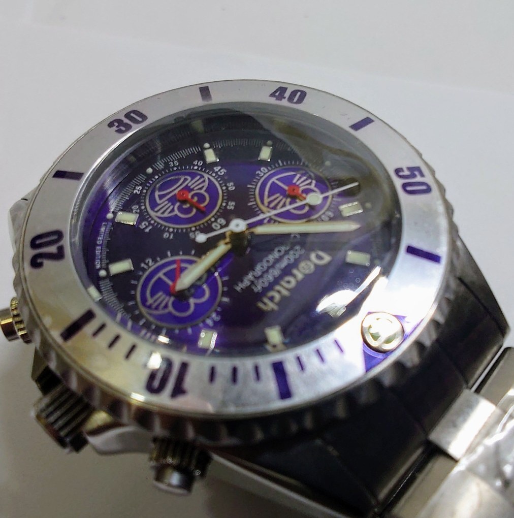 Y-41179N 1円スタート ドラッチ クロノグラフ 1999年限定モデル 10000万本限定 不動品 Doratch 200m 保管品 現状品 ドラえもん 腕時計の画像10
