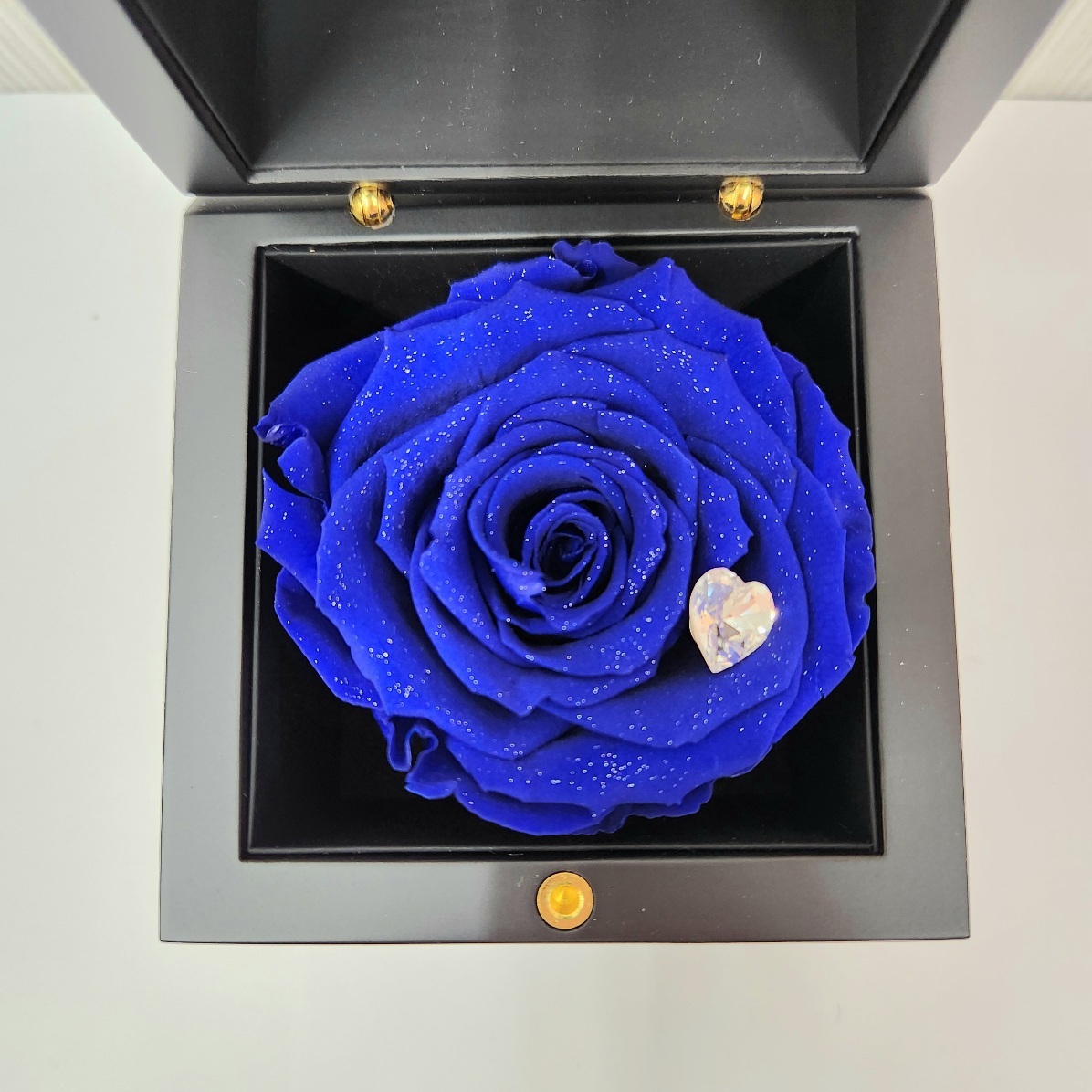 C-05074K【1円スタート】ROSE GALLERY GINZA ローズギャラリー 銀座 プリザーブドフラワー バラ 薔薇 お花 インテリア ブルーローズ 保管品の画像2