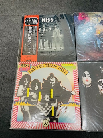 C-MP101M　【１円スタート】　KISS キッス　ローリングストーンズ LP レコード 一部帯付　地獄への接吻 地獄の軍団　　等_画像2